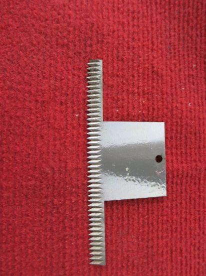 Cuchillo dentado recto para máquina de embalaje