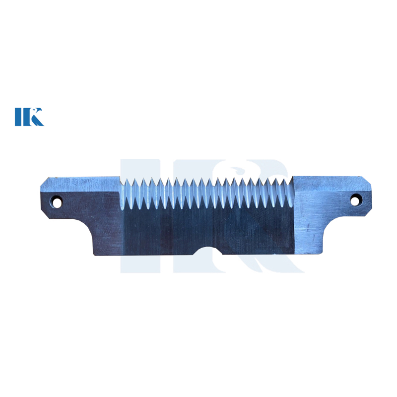 "Cuchillas de corte dentadas para máquinas de la industria del embalaje"